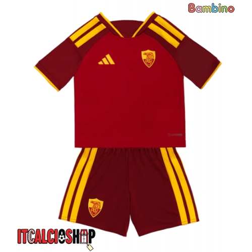 AS Roma Donyell Malen #14 Prima Maglia Bambino 2026-27 Manica Corta (+ Pantaloni corti)
